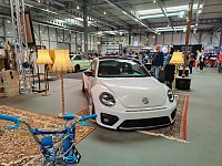 Peter Blei unterwegs auf der Erfurter Automobilmesse Bild: Peter Blei unterwegs auf der Erfurter Automobilmesse