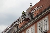 Feuerwehreinsatz in der Innenstadt von Bad Langensalza Bild: Feuerwehreinsatz in der Innenstadt von Bad Langensalza