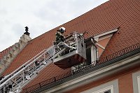 Feuerwehreinsatz in der Innenstadt von Bad Langensalza Bild: Feuerwehreinsatz in der Innenstadt von Bad Langensalza