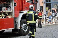 Feuerwehreinsatz in der Innenstadt von Bad Langensalza Bild: Feuerwehreinsatz in der Innenstadt von Bad Langensalza
