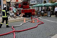 Feuerwehreinsatz in der Innenstadt von Bad Langensalza Bild: Feuerwehreinsatz in der Innenstadt von Bad Langensalza