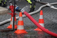 Feuerwehreinsatz in der Innenstadt von Bad Langensalza Bild: Feuerwehreinsatz in der Innenstadt von Bad Langensalza
