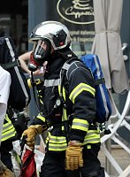 Feuerwehreinsatz in der Innenstadt von Bad Langensalza Bild: Feuerwehreinsatz in der Innenstadt von Bad Langensalza