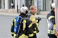 Feuerwehreinsatz in der Innenstadt von Bad Langensalza Bild: Feuerwehreinsatz in der Innenstadt von Bad Langensalza