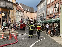 Feuerwehrübung in der Bad Langensalzaer Altstadt Bild: Feuerwehrübung in der Bad Langensalzaer Altstadt
