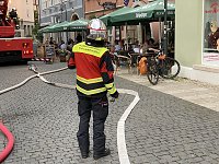 Feuerwehrübung in der Bad Langensalzaer Altstadt Bild: Feuerwehrübung in der Bad Langensalzaer Altstadt