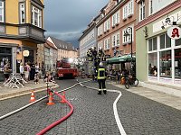 Feuerwehrübung in der Bad Langensalzaer Altstadt Bild: Feuerwehrübung in der Bad Langensalzaer Altstadt