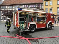 Feuerwehrübung in der Bad Langensalzaer Altstadt Bild: Feuerwehrübung in der Bad Langensalzaer Altstadt