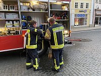 Feuerwehrübung in der Bad Langensalzaer Altstadt Bild: Feuerwehrübung in der Bad Langensalzaer Altstadt