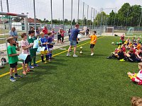 Viel Spaß hatten die kleinen Fußballer aus Langensalzas Grundschulen am Donnerstag Bild: Viel Spaß hatten die kleinen Fußballer aus Langensalzas Grundschulen am Donnerstag