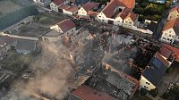 Bild: Der Tag nach dem Gro&szlig;brand in Bothenheilingen
