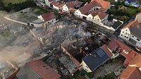 Bild: Der Tag nach dem Gro&szlig;brand in Bothenheilingen