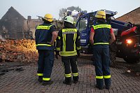 Bild: Der Tag nach dem Gro&szlig;brand in Bothenheilingen