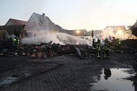 Bild: Der Tag nach dem Gro&szlig;brand in Bothenheilingen