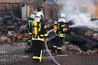 Bild: Der Tag nach dem Gro&szlig;brand in Bothenheilingen