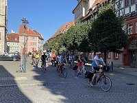 Über 150 Fahrradfahrer sind heute unterwegs nach Apolda Bild: Über 150 Fahrradfahrer sind heute unterwegs nach Apolda