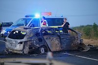 Tödlicher Unfall zwischen Mühlhausen und Grabe Bild: Tödlicher Unfall zwischen Mühlhausen und Grabe