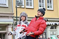 Bild: ZUm Karnevalsumzug zog es viele Jecken in die Stadt Bad Langensalza