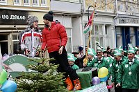 Bild: ZUm Karnevalsumzug zog es viele Jecken in die Stadt Bad Langensalza