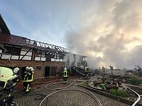 Bild: Gro&szlig;brand in Sch&ouml;nstedt