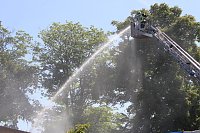 Bild: Brandeinsatz heute Vormittag in Bad Langensalza
