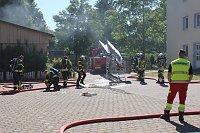 Bild: Brandeinsatz heute Vormittag in Bad Langensalza