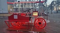Bild: Peter Blei unterwegs in Magdeburg