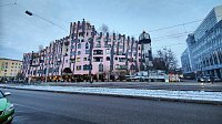 Bild: Peter Blei unterwegs in Magdeburg