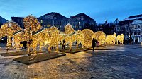 Bild: Peter Blei unterwegs in Magdeburg