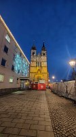 Bild: Peter Blei unterwegs in Magdeburg