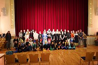 "Time and Time again" gespielt von Schülerinnen und Schülern des Salza Gymnasiums und der Grundschule Sonnenhof Bild: "Time and Time again" gespielt von Schülerinnen und Schülern des Salza Gymnasiums und der Grundschule Sonnenhof