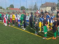 Bild: Kleine Kicker ganz gro&szlig; - in Bad Langensalza ma&szlig;en sich die Fu&szlig;ballmannschaften der Grundschulen