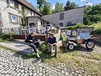 Bild: Peter Blei unterwegs in Friedrichrode
