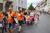Großer festlicher Umzug zum 211. Brunnenfest in Bad Langensalza Bild: Großer festlicher Umzug zum 211. Brunnenfest in Bad Langensalza
