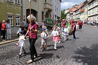 Großer festlicher Umzug zum 211. Brunnenfest in Bad Langensalza Bild: Großer festlicher Umzug zum 211. Brunnenfest in Bad Langensalza