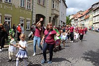 Großer festlicher Umzug zum 211. Brunnenfest in Bad Langensalza Bild: Großer festlicher Umzug zum 211. Brunnenfest in Bad Langensalza