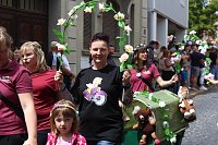 Großer festlicher Umzug zum 211. Brunnenfest in Bad Langensalza Bild: Großer festlicher Umzug zum 211. Brunnenfest in Bad Langensalza