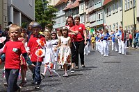 Großer festlicher Umzug zum 211. Brunnenfest in Bad Langensalza Bild: Großer festlicher Umzug zum 211. Brunnenfest in Bad Langensalza