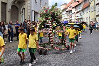 Großer festlicher Umzug zum 211. Brunnenfest in Bad Langensalza Bild: Großer festlicher Umzug zum 211. Brunnenfest in Bad Langensalza