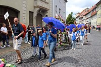 Großer festlicher Umzug zum 211. Brunnenfest in Bad Langensalza Bild: Großer festlicher Umzug zum 211. Brunnenfest in Bad Langensalza