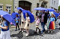 Großer festlicher Umzug zum 211. Brunnenfest in Bad Langensalza Bild: Großer festlicher Umzug zum 211. Brunnenfest in Bad Langensalza