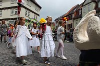 Großer festlicher Umzug zum 211. Brunnenfest in Bad Langensalza Bild: Großer festlicher Umzug zum 211. Brunnenfest in Bad Langensalza
