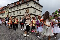 Großer festlicher Umzug zum 211. Brunnenfest in Bad Langensalza Bild: Großer festlicher Umzug zum 211. Brunnenfest in Bad Langensalza