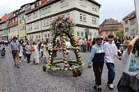 Großer festlicher Umzug zum 211. Brunnenfest in Bad Langensalza Bild: Großer festlicher Umzug zum 211. Brunnenfest in Bad Langensalza