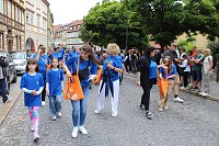 Großer festlicher Umzug zum 211. Brunnenfest in Bad Langensalza Bild: Großer festlicher Umzug zum 211. Brunnenfest in Bad Langensalza