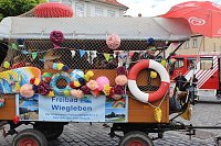 Farbenfroher Festumzug zum 211. Brunnenfest in Bad Langensalza Bild: Farbenfroher Festumzug zum 211. Brunnenfest in Bad Langensalza