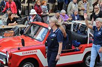 Teilnehmerinnen und Teilnehmer des Festumzuges zum 211. Brunnenfest in Bad Langensalza Bild: Teilnehmerinnen und Teilnehmer des Festumzuges zum 211. Brunnenfest in Bad Langensalza