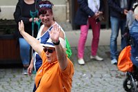 Teilnehmerinnen und Teilnehmer des Festumzuges zum 211. Brunnenfest in Bad Langensalza Bild: Teilnehmerinnen und Teilnehmer des Festumzuges zum 211. Brunnenfest in Bad Langensalza