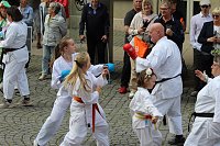 Teilnehmerinnen und Teilnehmer des Festumzuges zum 211. Brunnenfest in Bad Langensalza Bild: Teilnehmerinnen und Teilnehmer des Festumzuges zum 211. Brunnenfest in Bad Langensalza
