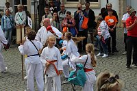 Teilnehmerinnen und Teilnehmer des Festumzuges zum 211. Brunnenfest in Bad Langensalza Bild: Teilnehmerinnen und Teilnehmer des Festumzuges zum 211. Brunnenfest in Bad Langensalza
